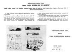 Colette Boccara. Revista de Arquitectura - Año XXVII - NÂº 260 - Agosto 1942, p.663 y 666