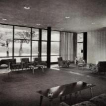 Stanislawa Sandecka-Nowicki. Interior del Carolina Country Club en 1950
